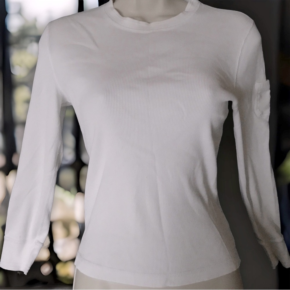 LAUREN Ralph Lauren White Long Sleeve Top